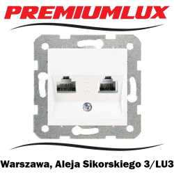Panasonic VIKO KARRE gniazdo telefoniczne podwójne Warszawa Aleja Sikorskiego 3 LU3 Bartycka